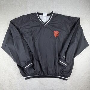 RARE Vintage Rawlings San Francisco Giants Pullover Dugout Windbreaker XL MLB
